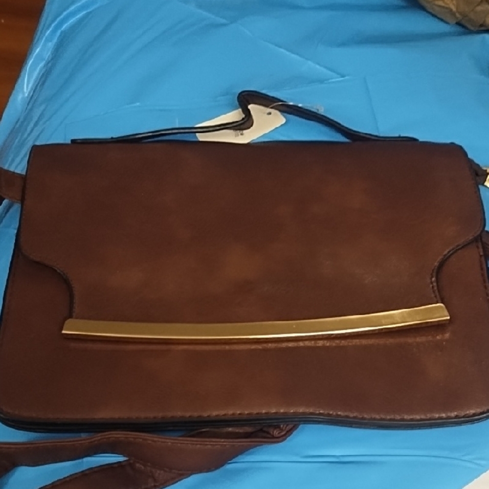 Brown Leather Men's Bag